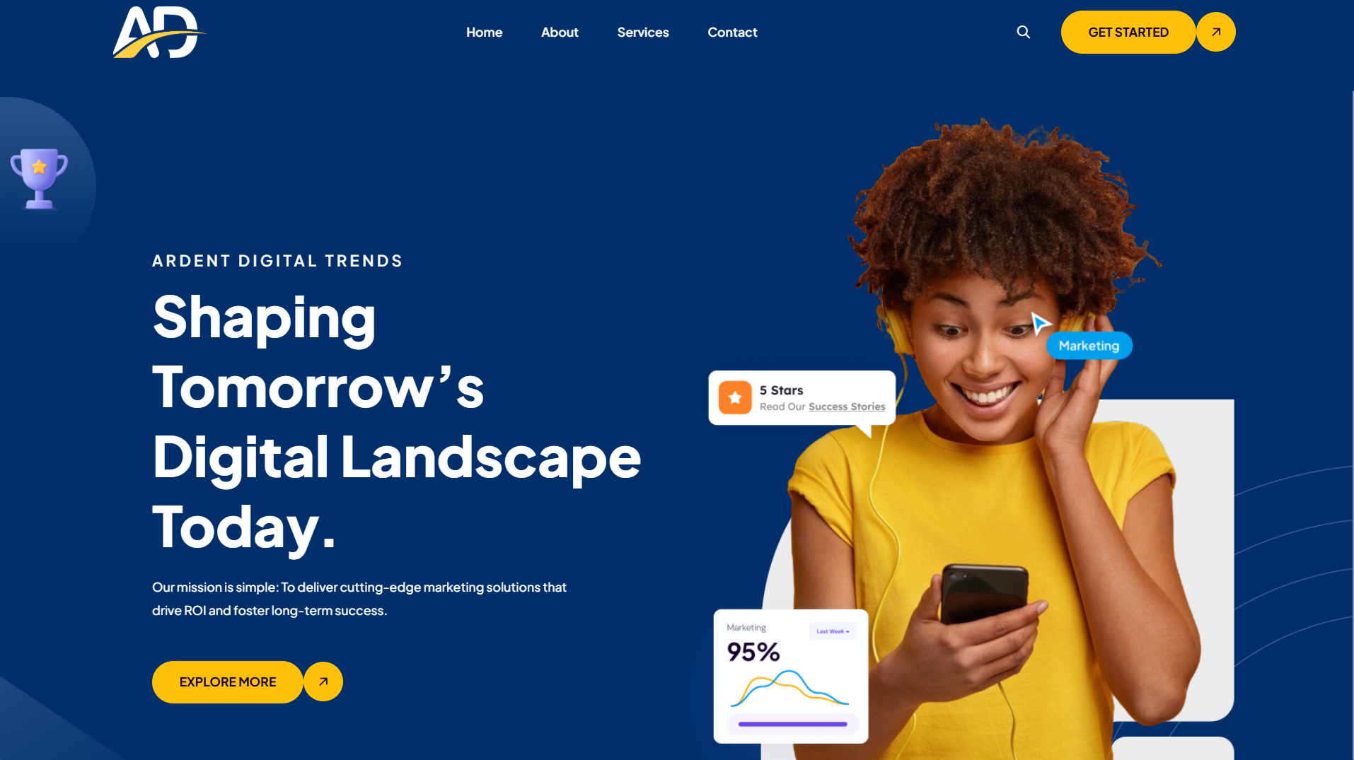 Digital Markeing Website Ardent