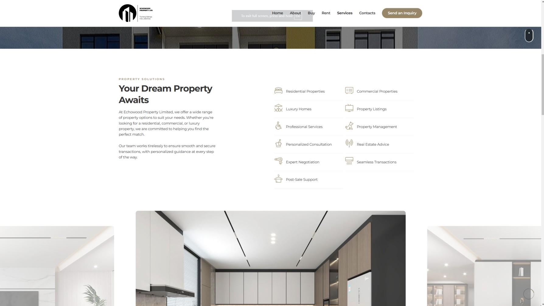 Real Estate Website Echowood