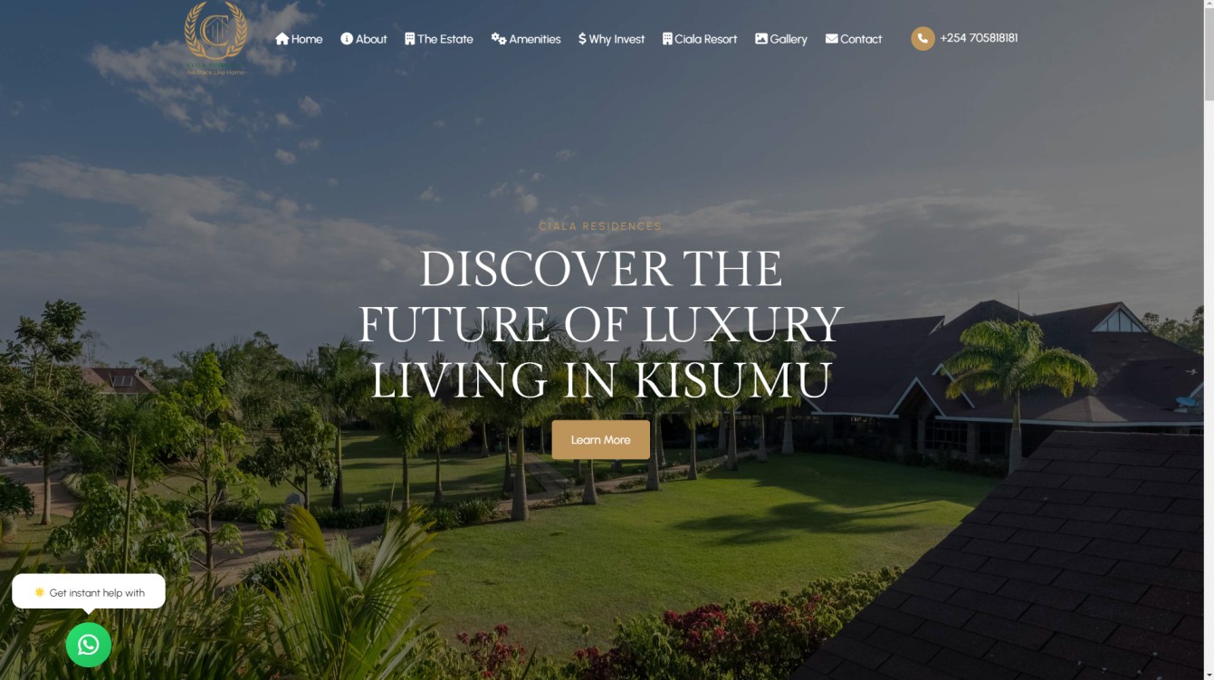 Real Estate Website Ciala
